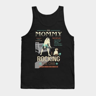 mothers day mommy rocking the crib retro 02 Tank Top